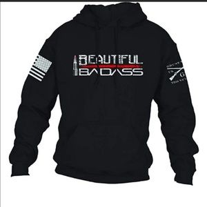 Beautiful Badass Hoodie by Grunt Style GS1966